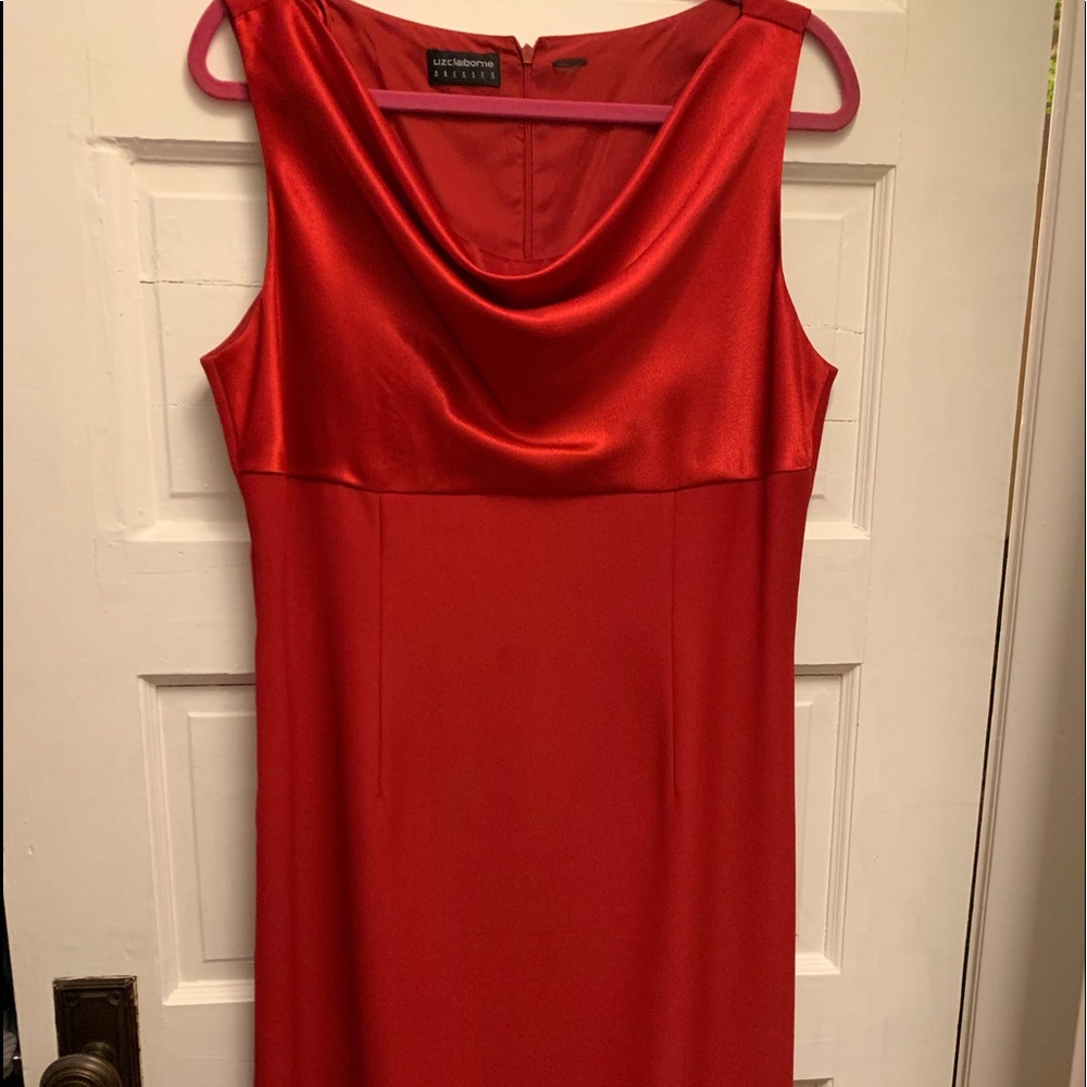 Stunning red sheath dress